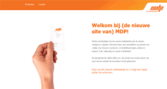 Desktop Screenshot of mdp.nl