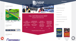 Desktop Screenshot of mdp.ac.id