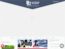 Tablet Screenshot of mdp.ac.id
